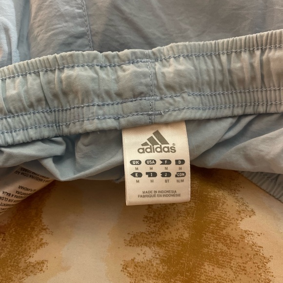Adidas Light Blue Athletic Shorts - Picture 5 of 5